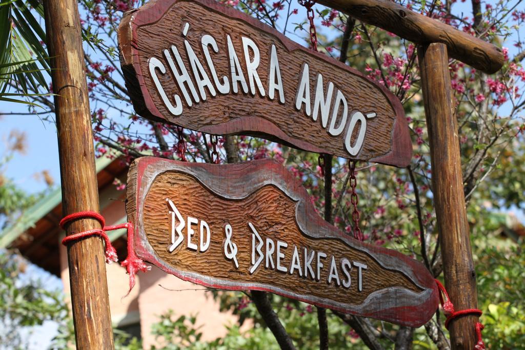 Chacara Ando Bed And Breakfast Águas de Santa Barbara Zewnętrze zdjęcie